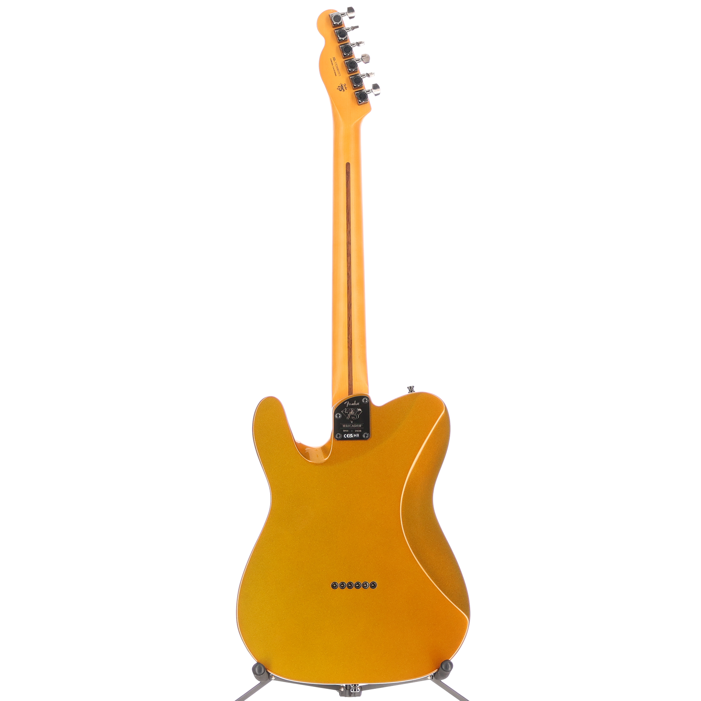 Fender 75th Anniversary American Ultra II Telecaster, Ebony Fingerboard, Liquid Gold (01971)