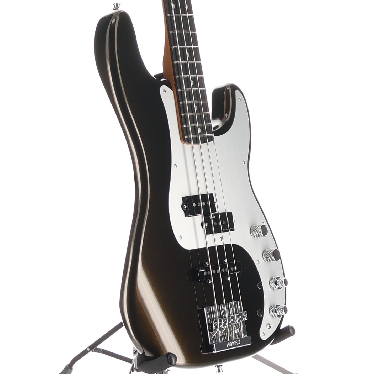 Fender American Ultra II Precision Bass®, Ebony Fingerboard, Texas Tea (P2) (02768)