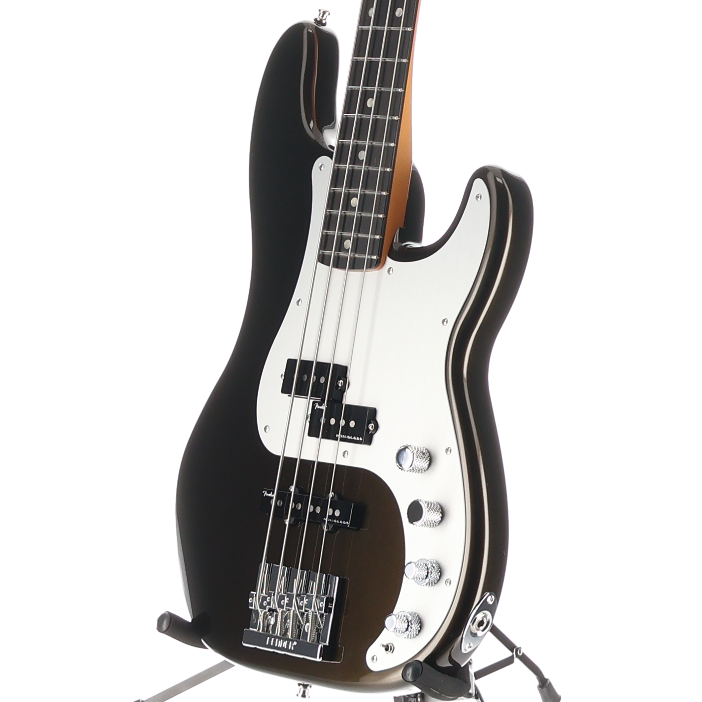 Fender American Ultra II Precision Bass®, Ebony Fingerboard, Texas Tea (P2) (02768)