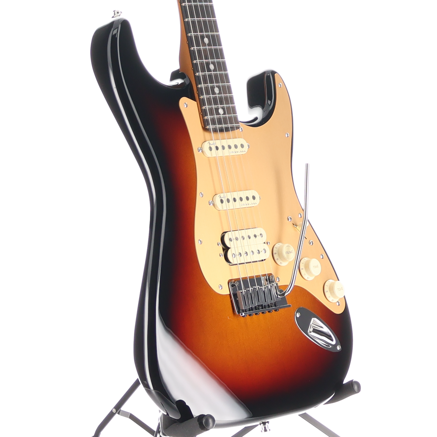 Fender American Ultra II Stratocaster HSS, Ebony Fingerboard, Ultraburst (D2) (03436)