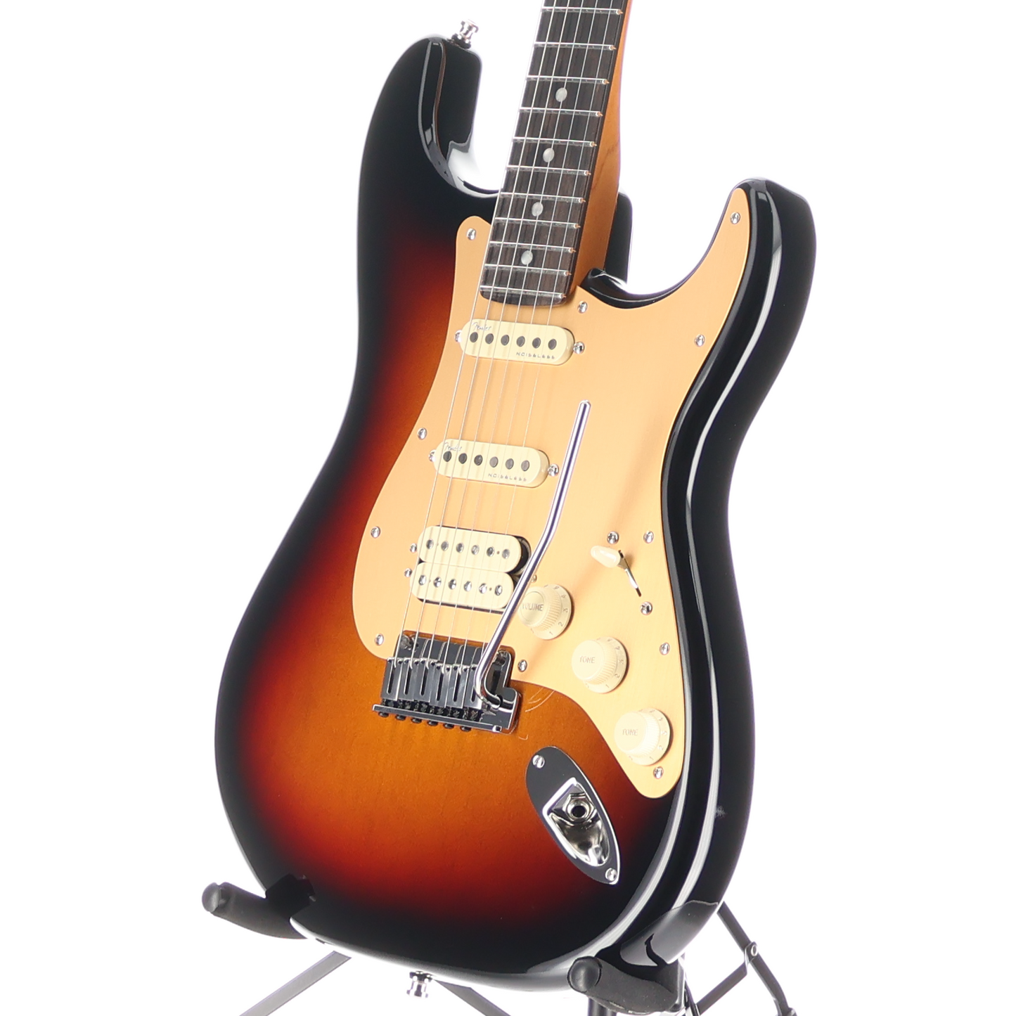 Fender American Ultra II Stratocaster HSS, Ebony Fingerboard, Ultraburst (D2) (03436)