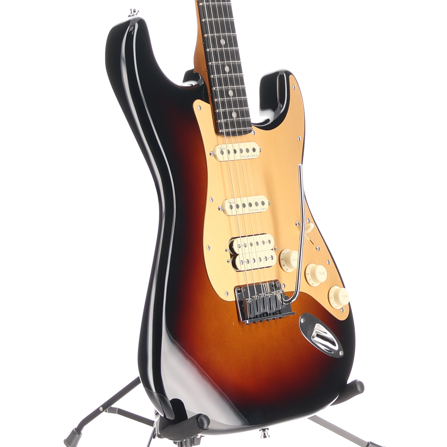 Fender American Ultra II Stratocaster HSS, Ebony Fingerboard, Ultraburst (P2) (05161)