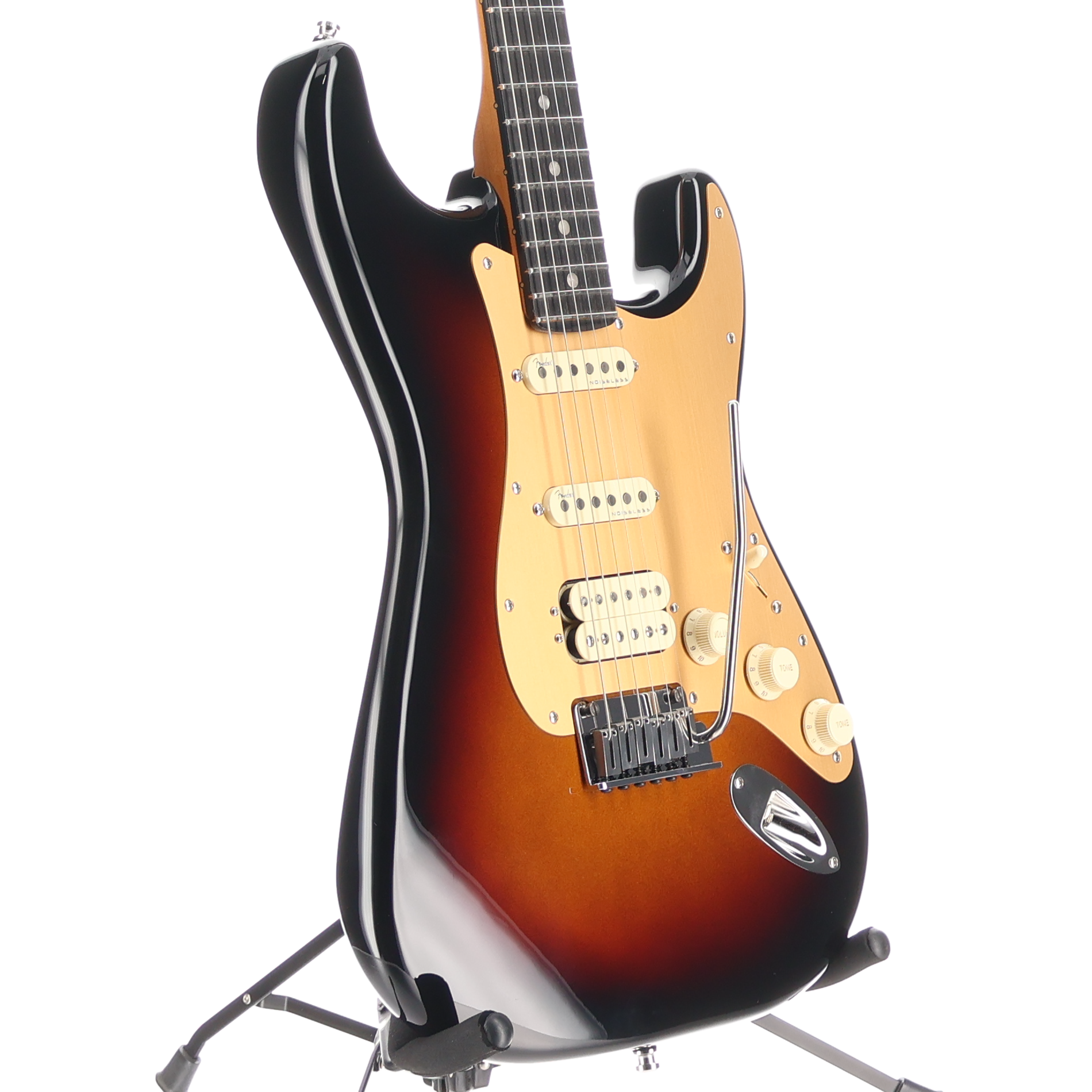 Fender American Ultra II Stratocaster HSS, Ebony Fingerboard, Ultraburst (P2) (05161)