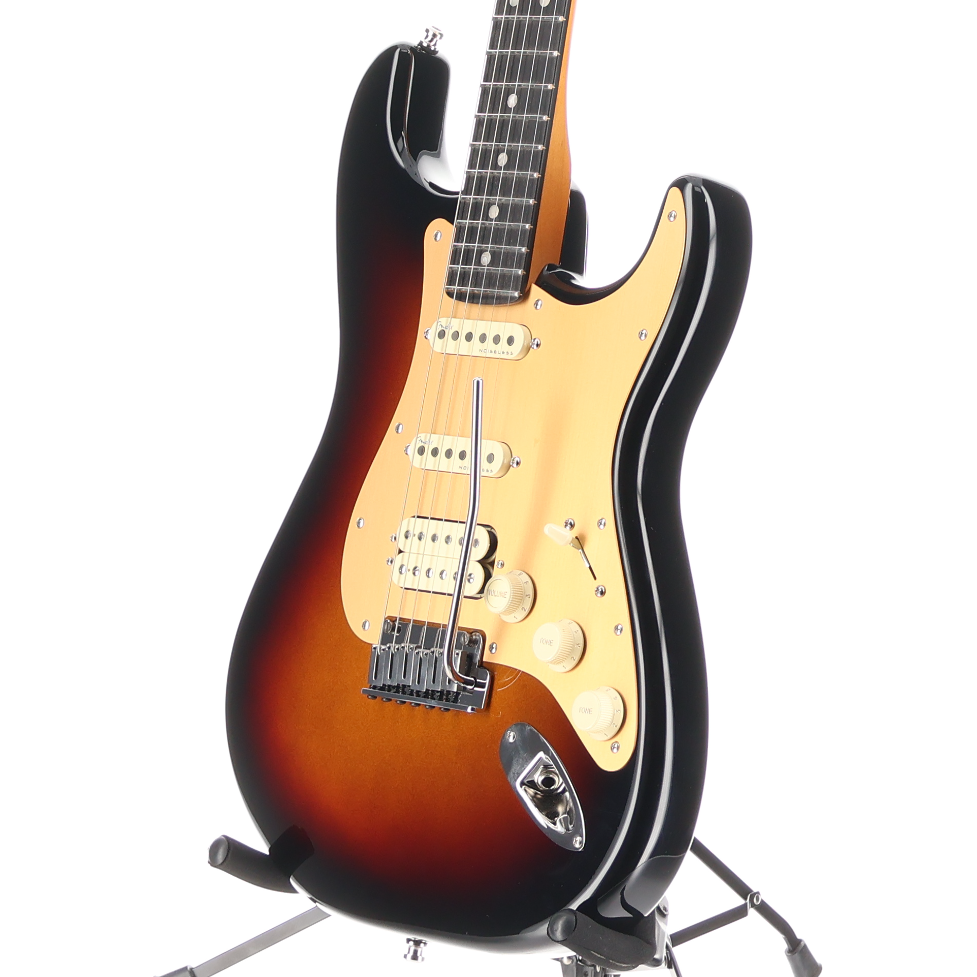 Fender American Ultra II Stratocaster HSS, Ebony Fingerboard, Ultraburst (P2) (05161)