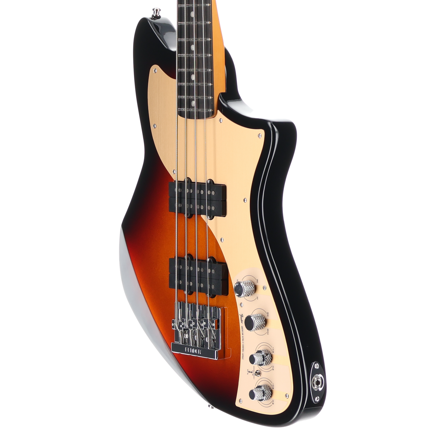 Fender American Ultra II Meteora Bass, Ebony Fingerboard, Ultraburst (RC4) (07747)