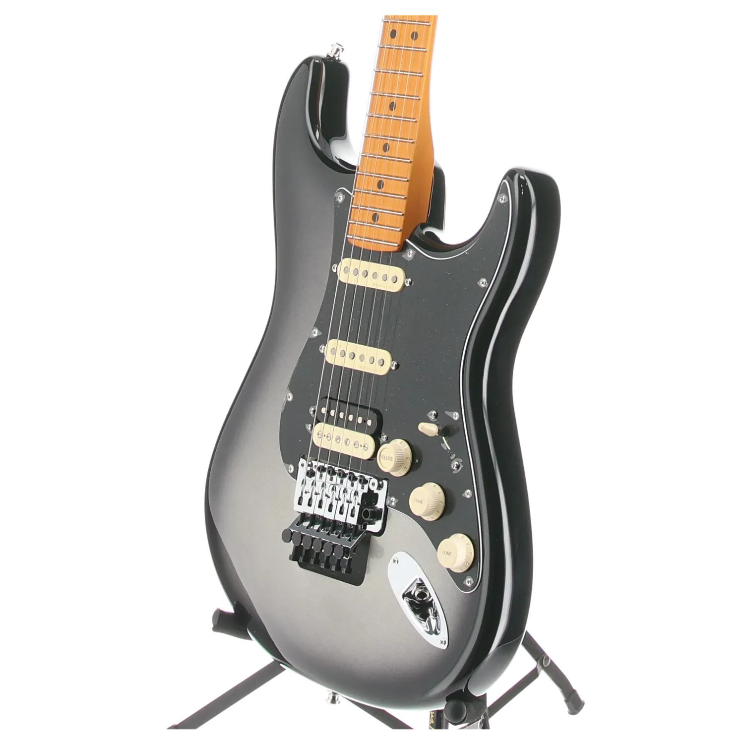 Ultra Luxe Stratocaster Floyd Rose HSS, Maple Fingerboard, Silverburst (BB4) (65344)