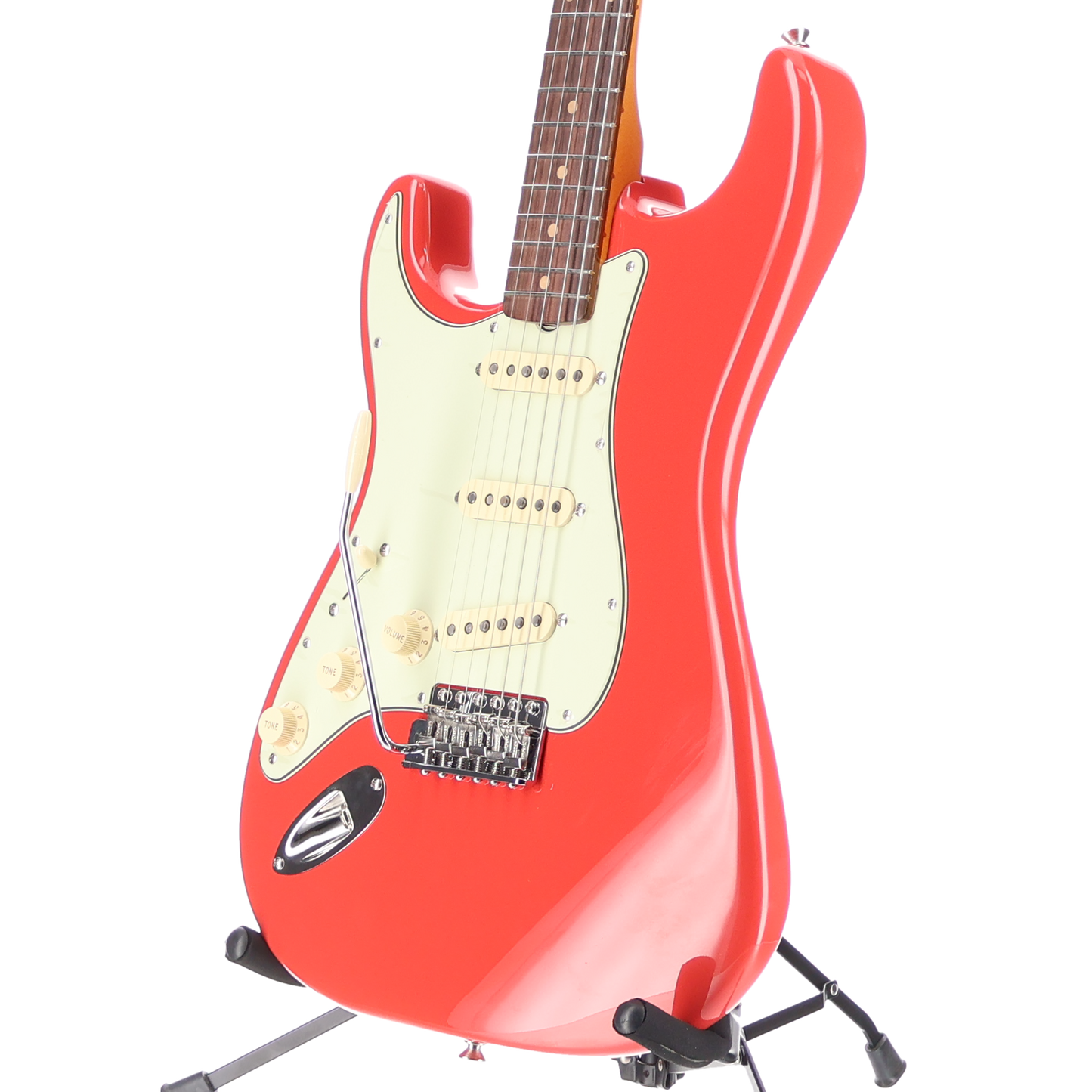 Fender American Vintage II 1961 Stratocaster Left-Hand, Rosewood Fingerboard, Fiesta Red (O2) (02368)