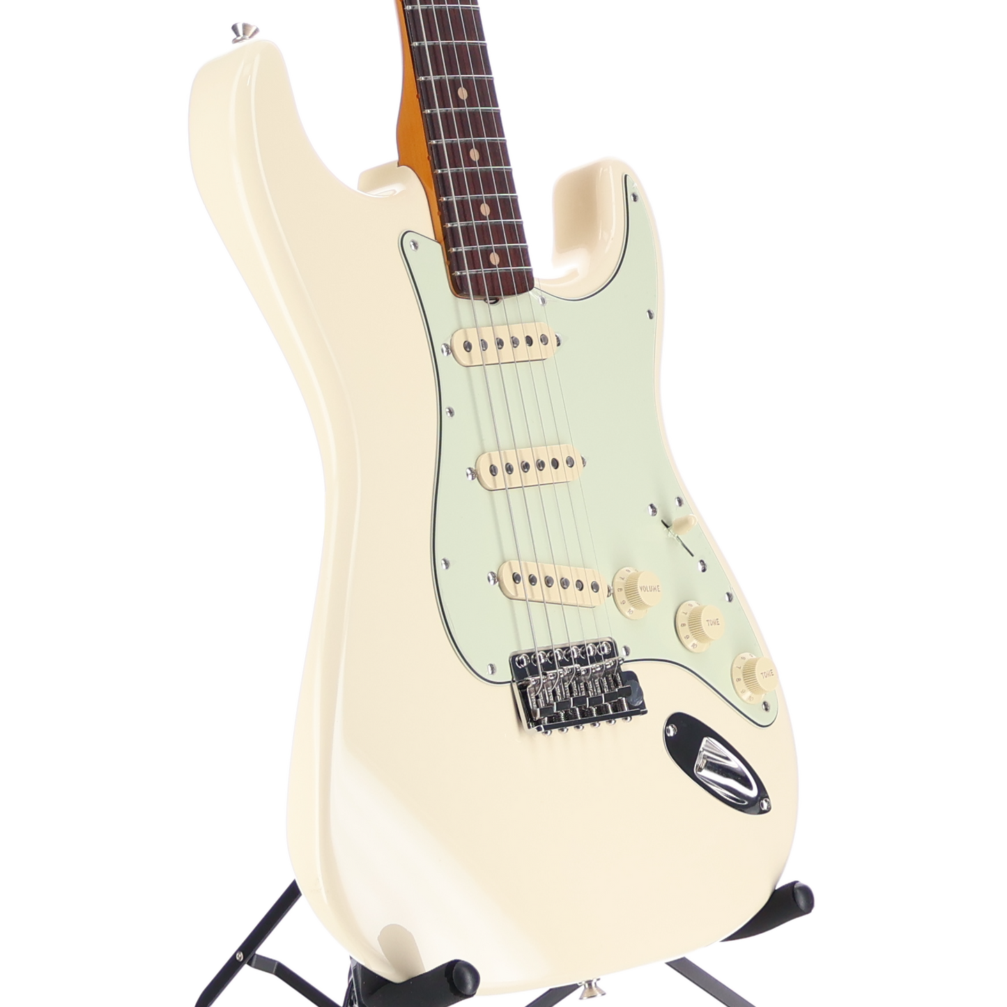 Fender American Vintage II 1961 Stratocaster, Rosewood Fingerboard, Olympic White (R1)(03300) (03300)