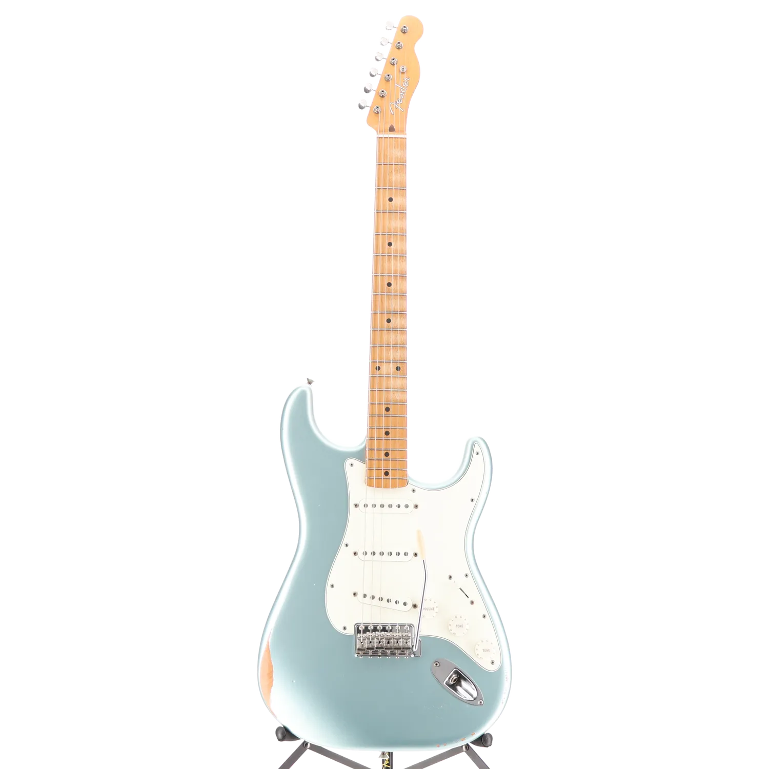 Vintera Road Worn Mischief Maker Stratocaster, Maple Fingerboard, Firemist Silver (OC4) (78968)