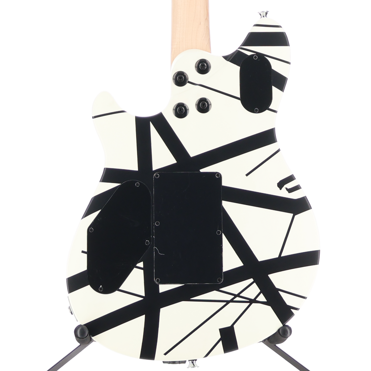EVH Wolfgang Special Striped Series, Ebony Fingerboard, Black and White (S13) (0647M)
