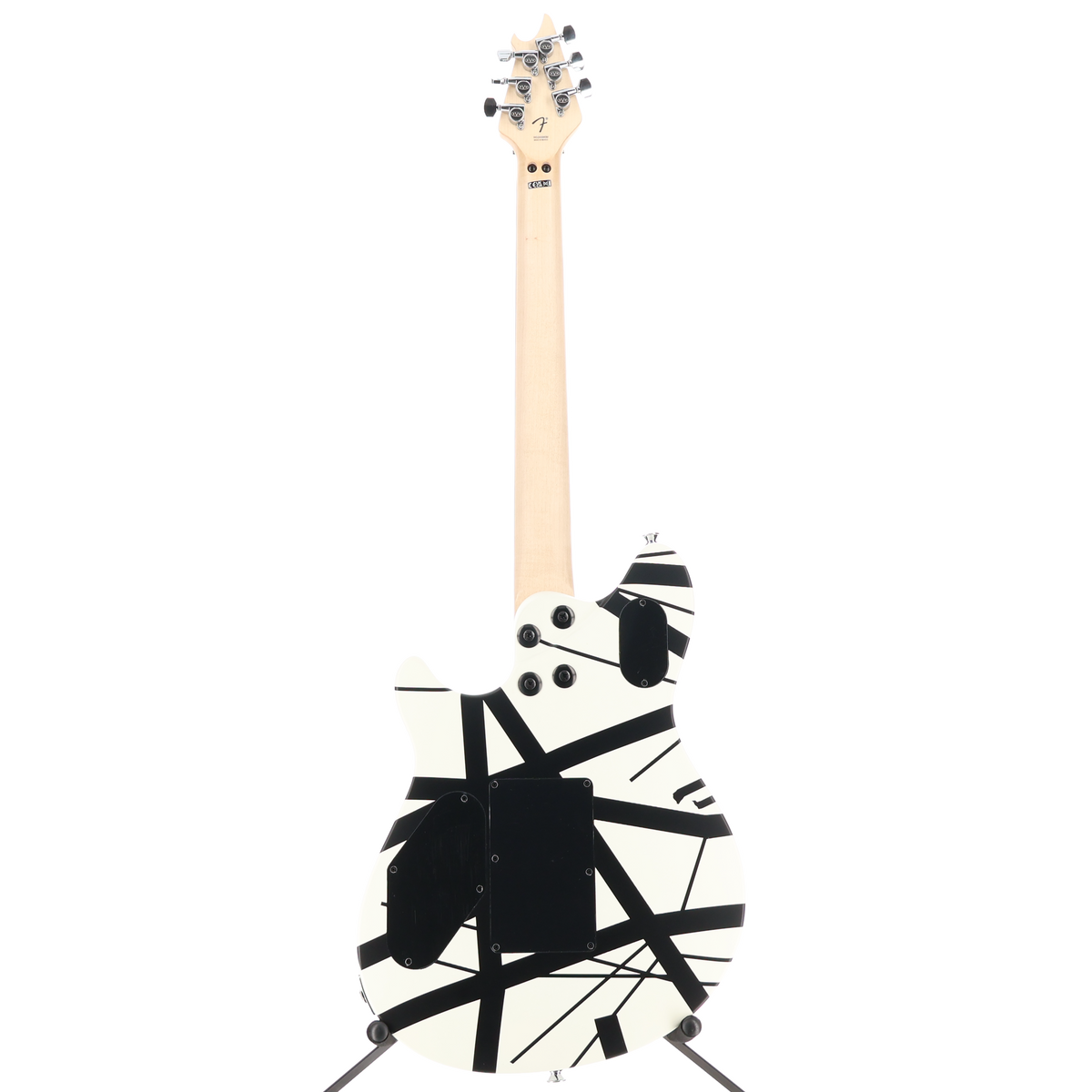 EVH Wolfgang Special Striped Series, Ebony Fingerboard, Black and White (SR) (3040M)