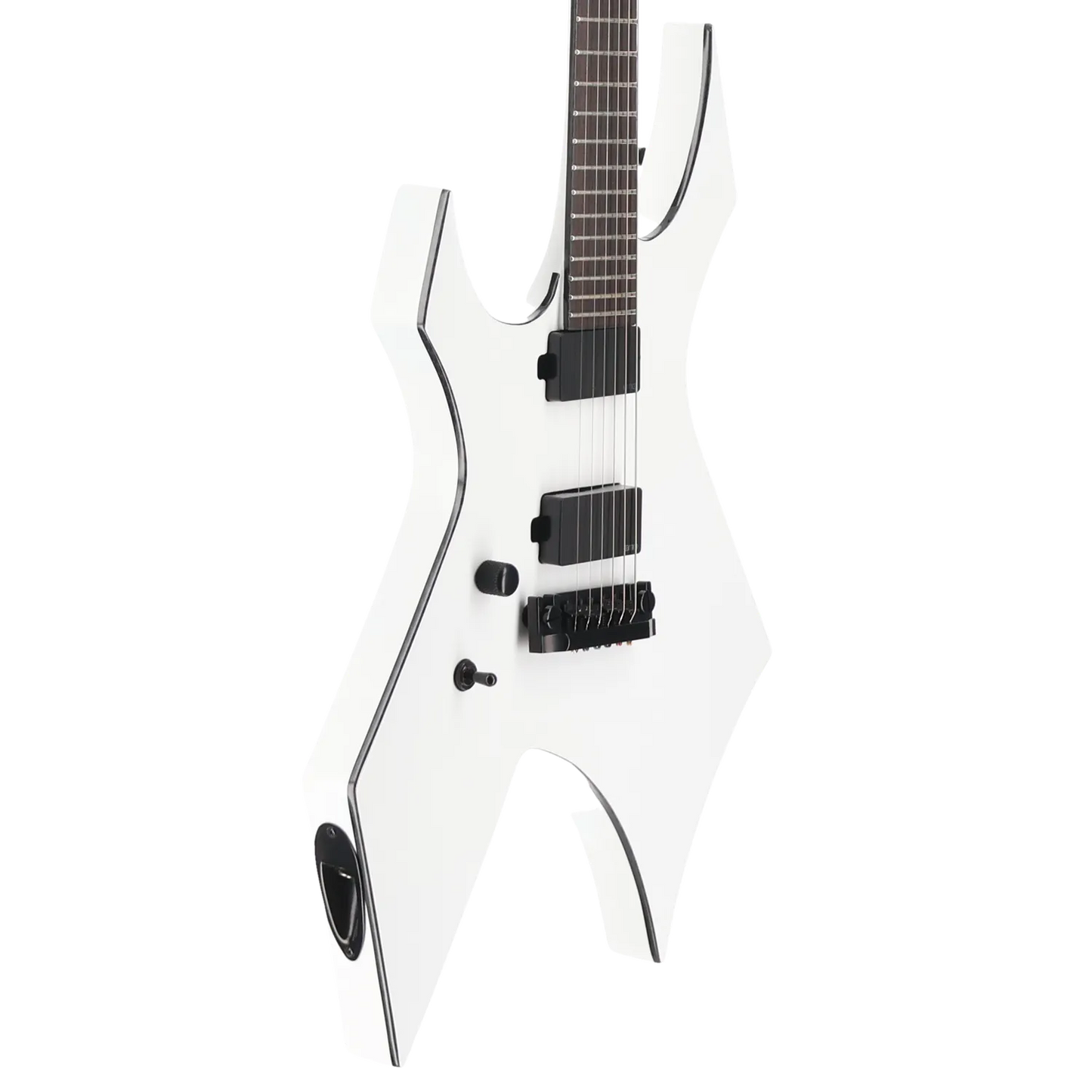 Warlock Prophecy with Quad Bridge Left- Handed - Matte White (J10) (60124)