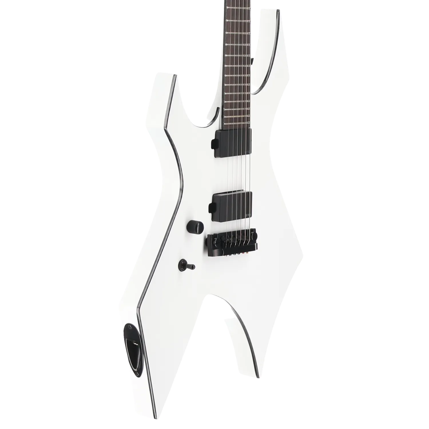 Warlock Prophecy with Quad Bridge Left- Handed - Matte White (J10) (60124)