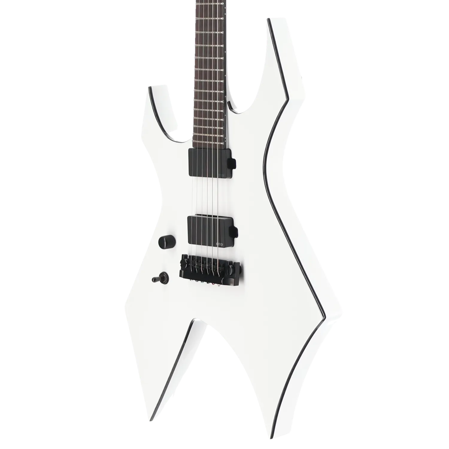 Warlock Prophecy with Quad Bridge Left- Handed - Matte White (J10) (60124)