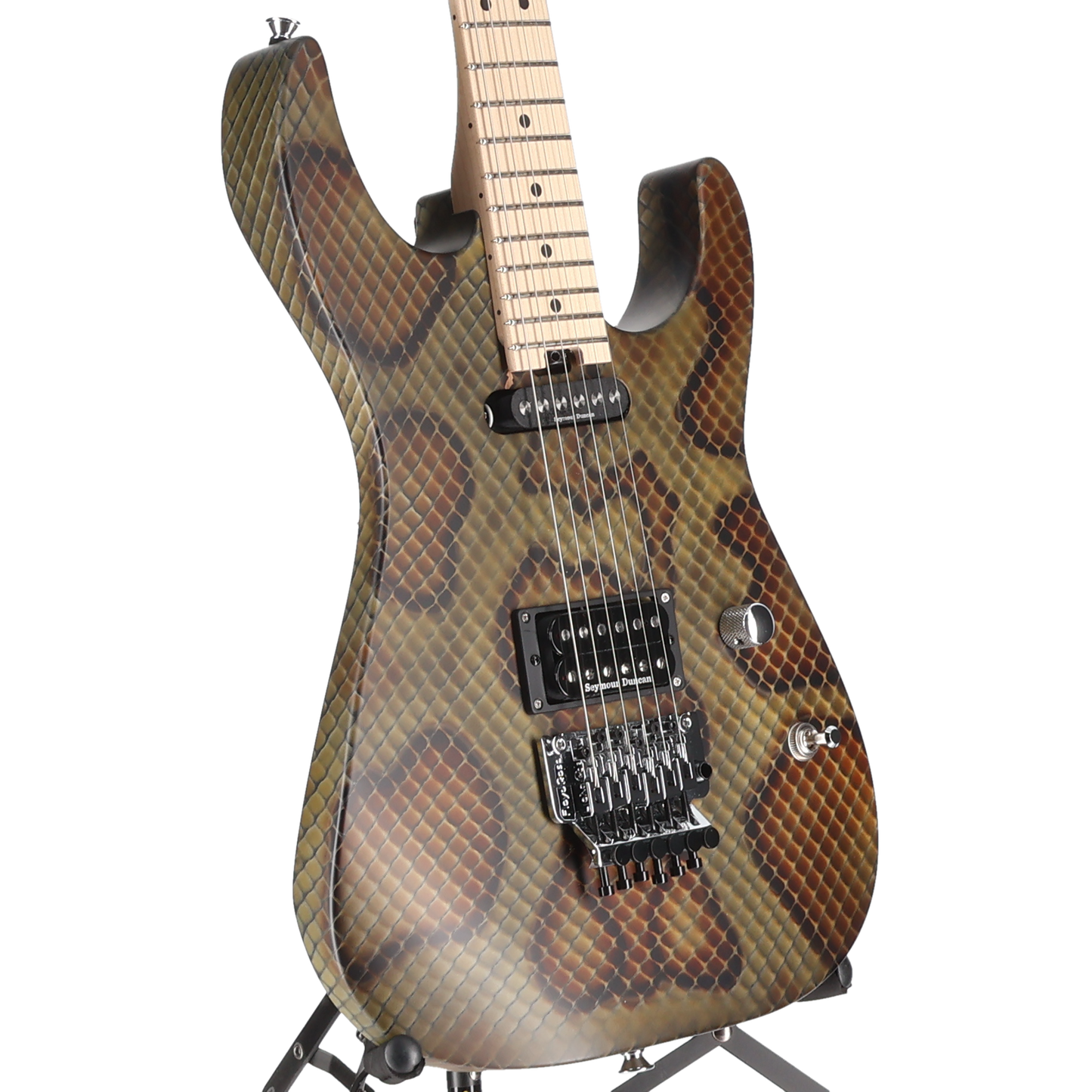 Warren DeMartini Signature Pro-Mod Snake, Maple Fingerboard, Snakeskin (AA10) (21536)
