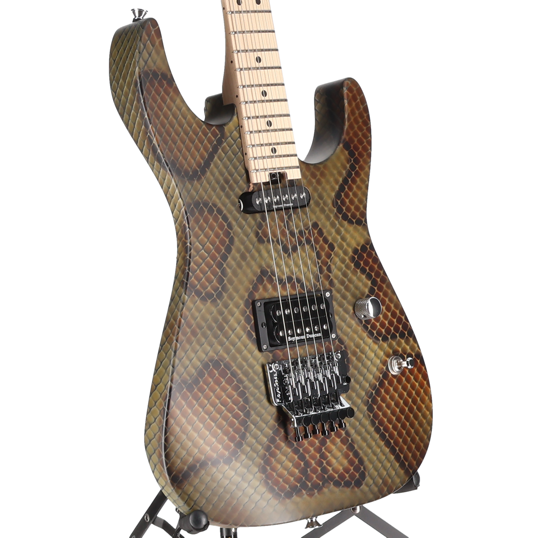 Warren DeMartini Signature Pro-Mod Snake, Maple Fingerboard, Snakeskin (AA10) (21536)
