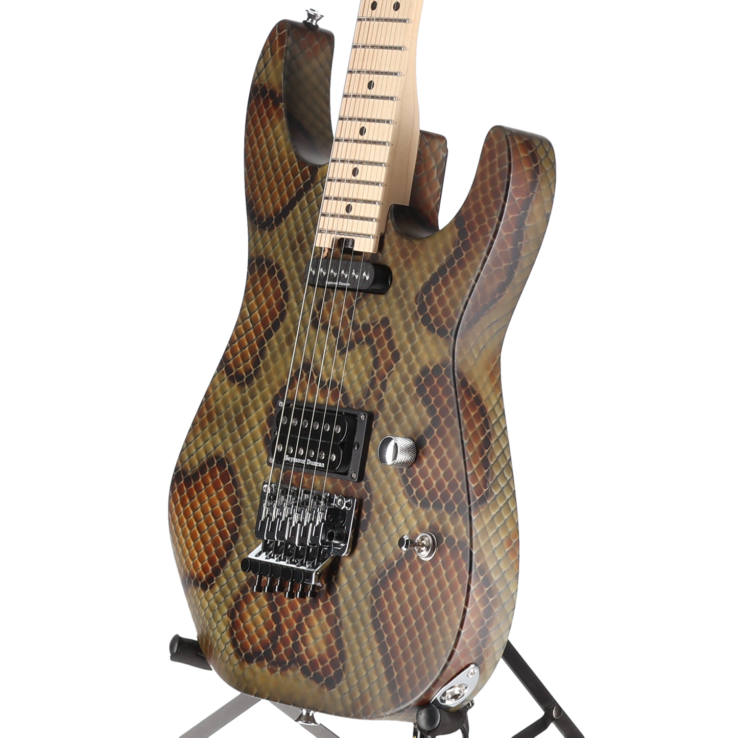 Warren DeMartini Signature Pro-Mod Snake, Maple Fingerboard, Snakeskin (AA10) (21536)