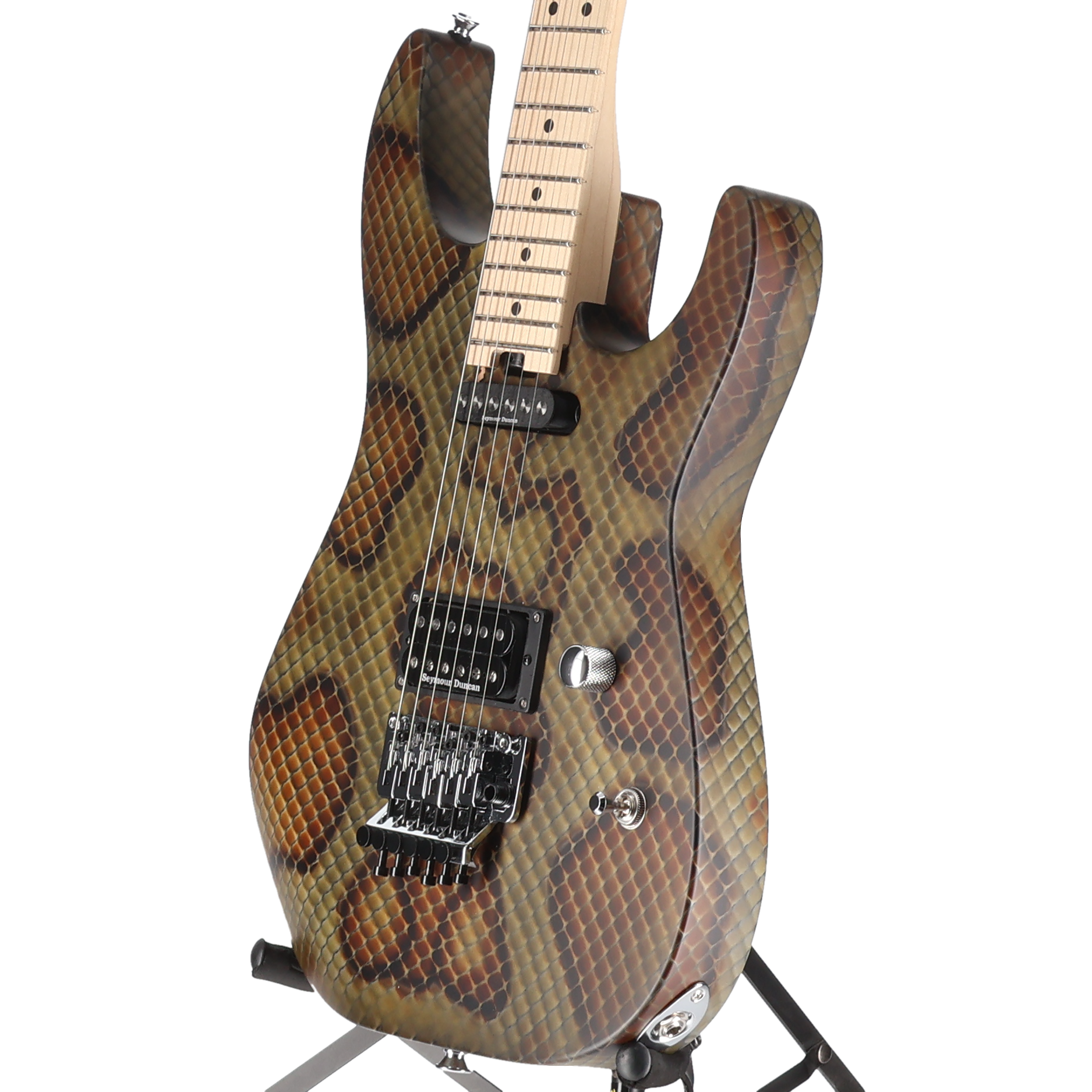 Warren DeMartini Signature Pro-Mod Snake, Maple Fingerboard, Snakeskin (AA10) (21536)