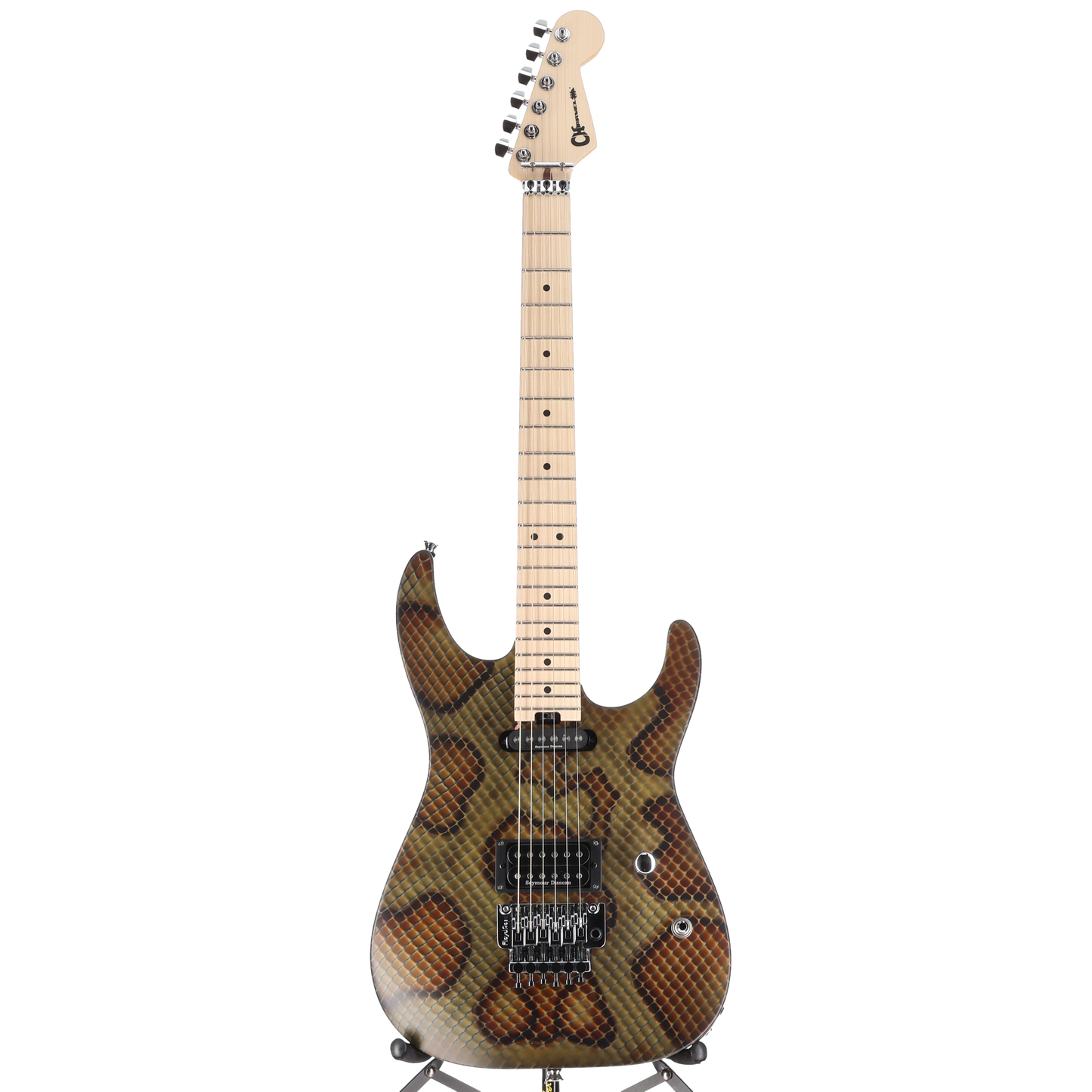 Warren DeMartini Signature Pro-Mod Snake, Maple Fingerboard, Snakeskin (AA10) (21536)
