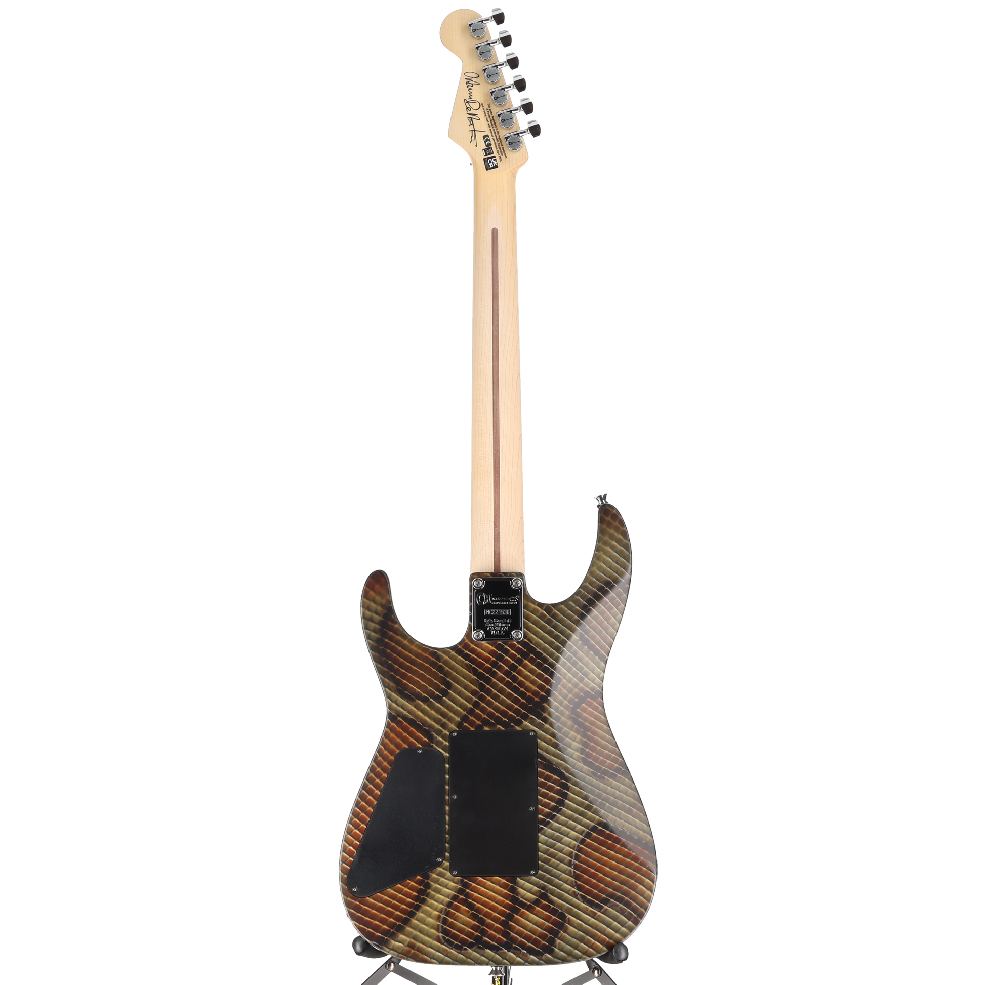 Warren DeMartini Signature Pro-Mod Snake, Maple Fingerboard, Snakeskin (AA10) (21536)