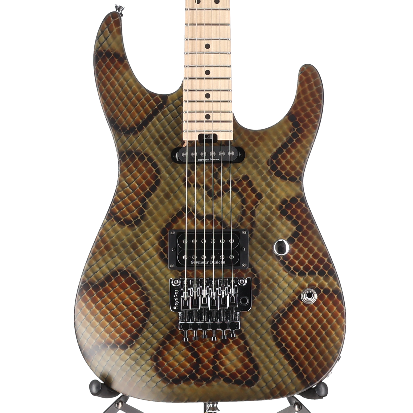 Warren DeMartini Signature Pro-Mod Snake, Maple Fingerboard, Snakeskin (AA10) (21536)