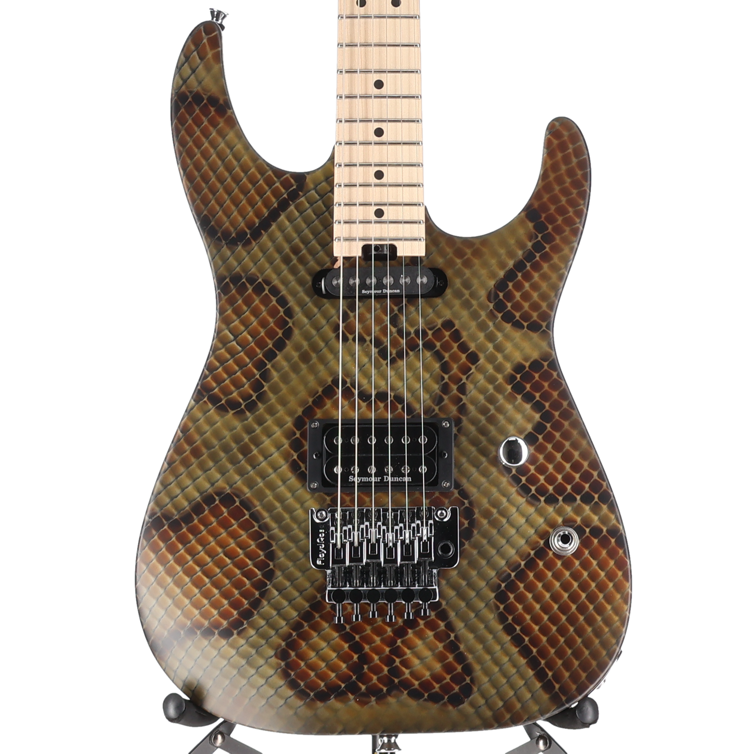 Warren DeMartini Signature Pro-Mod Snake, Maple Fingerboard, Snakeskin (AA10) (21536)