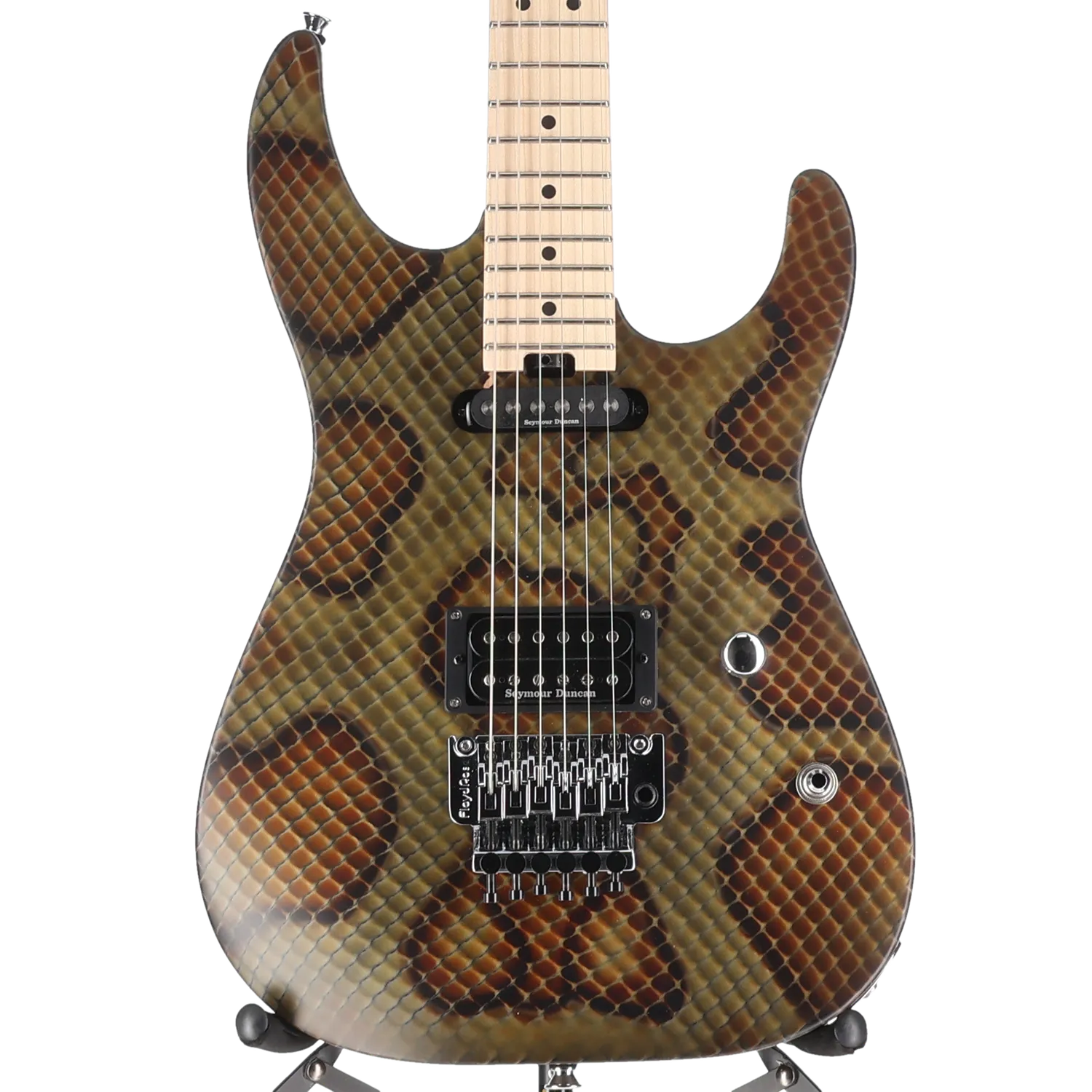Warren DeMartini Signature Pro-Mod Snake, Maple Fingerboard, Snakeskin (AA10) (21536)