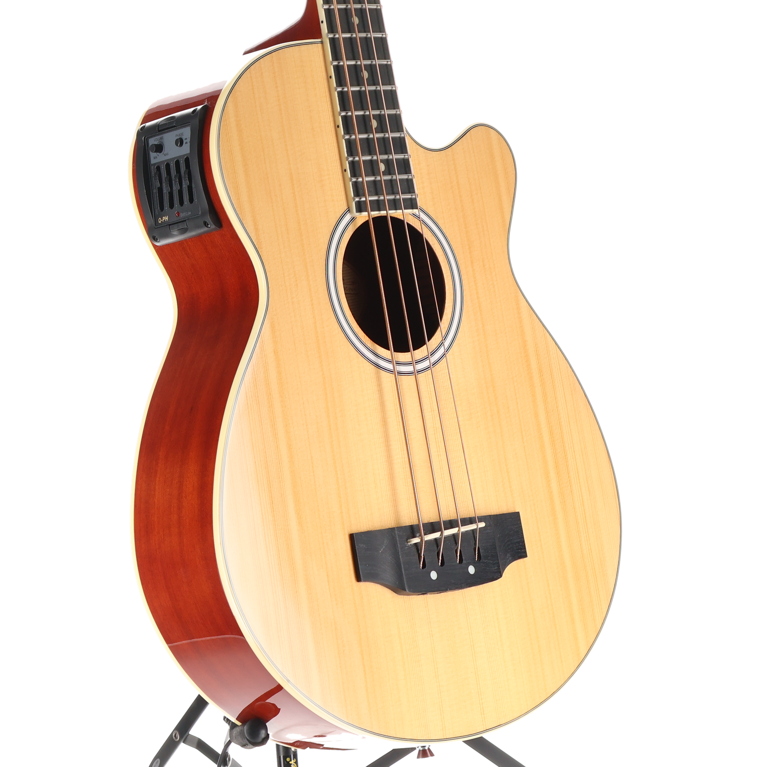 Washburn AB5K Acoustic Bass C/E 32" Scale - Spruce Top - Natural (-AB5K)