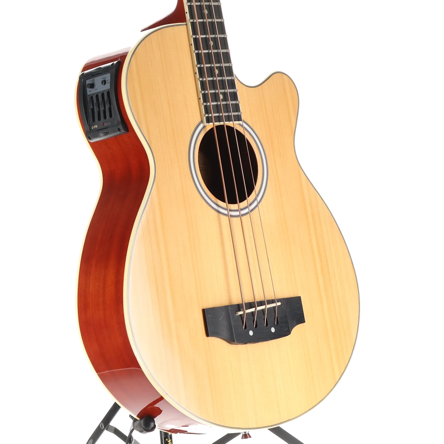 Washburn AB5K Acoustic Bass C/E 32" Scale - Spruce Top - Natural (-AB5K)