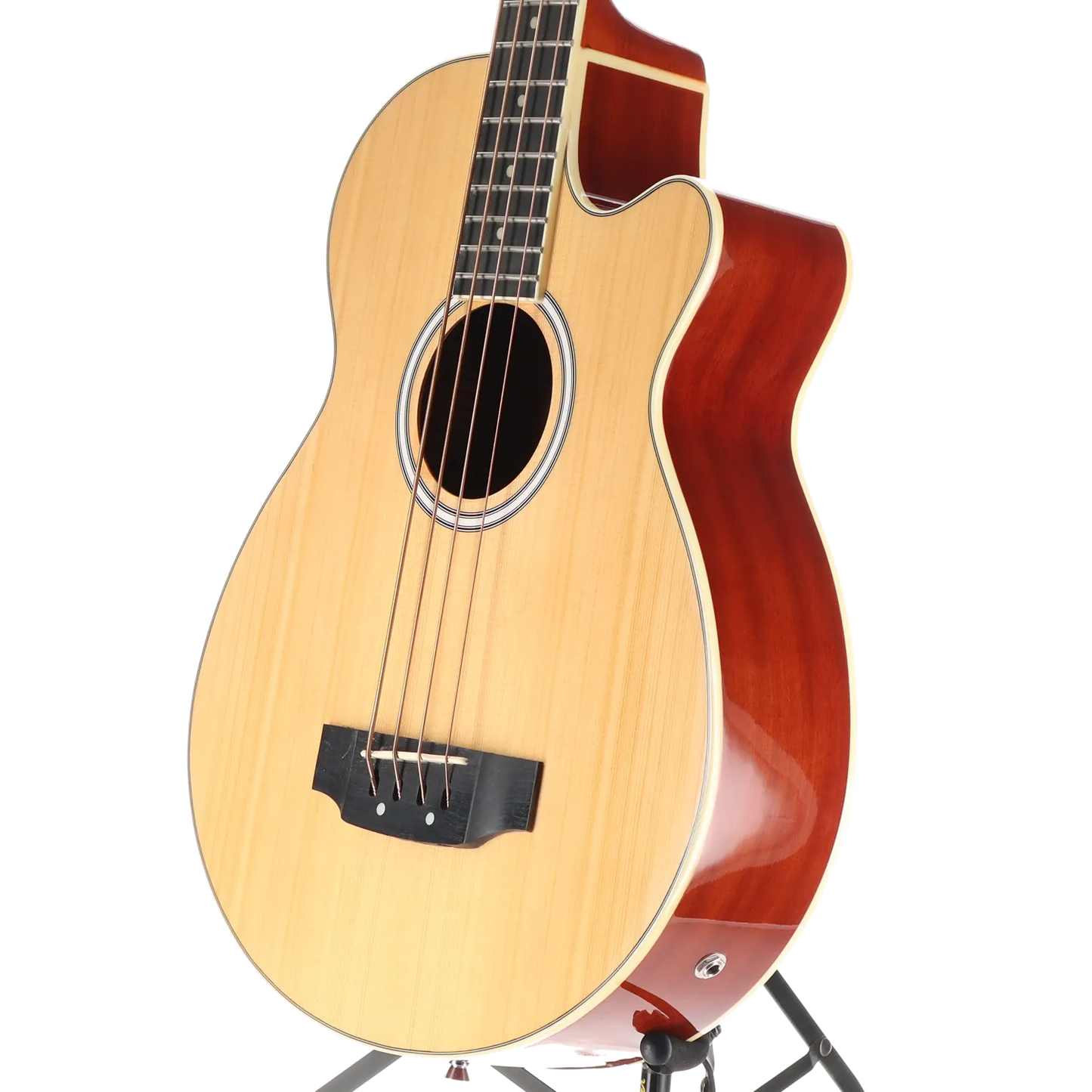 Washburn AB5K Acoustic Bass C/E 32" Scale - Spruce Top - Natural (-AB5K)