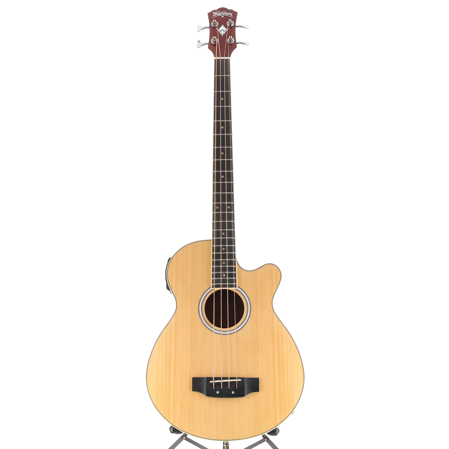 Washburn AB5K Acoustic Bass C/E 32" Scale - Spruce Top - Natural (-AB5K)