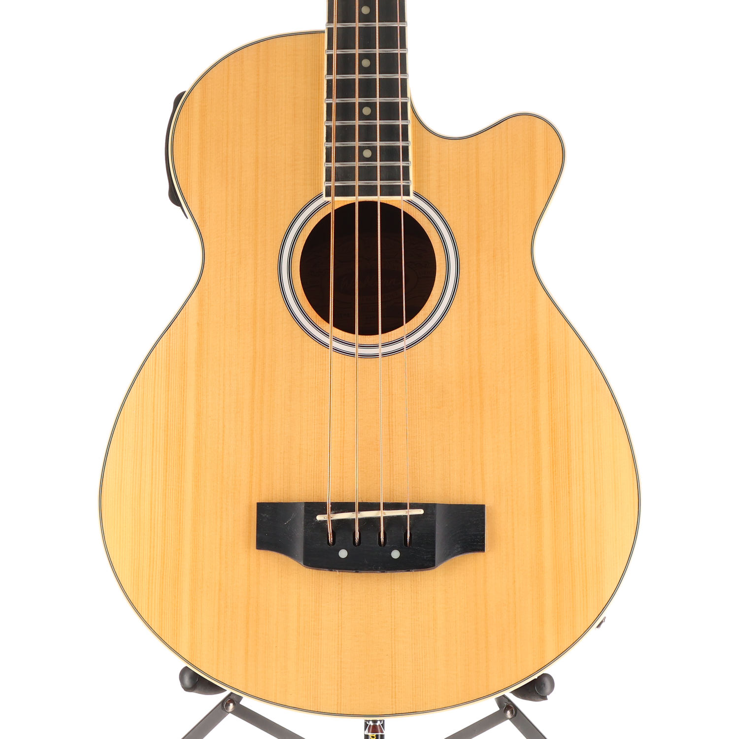 Washburn AB5K Acoustic Bass C/E 32" Scale - Spruce Top - Natural (-AB5K)