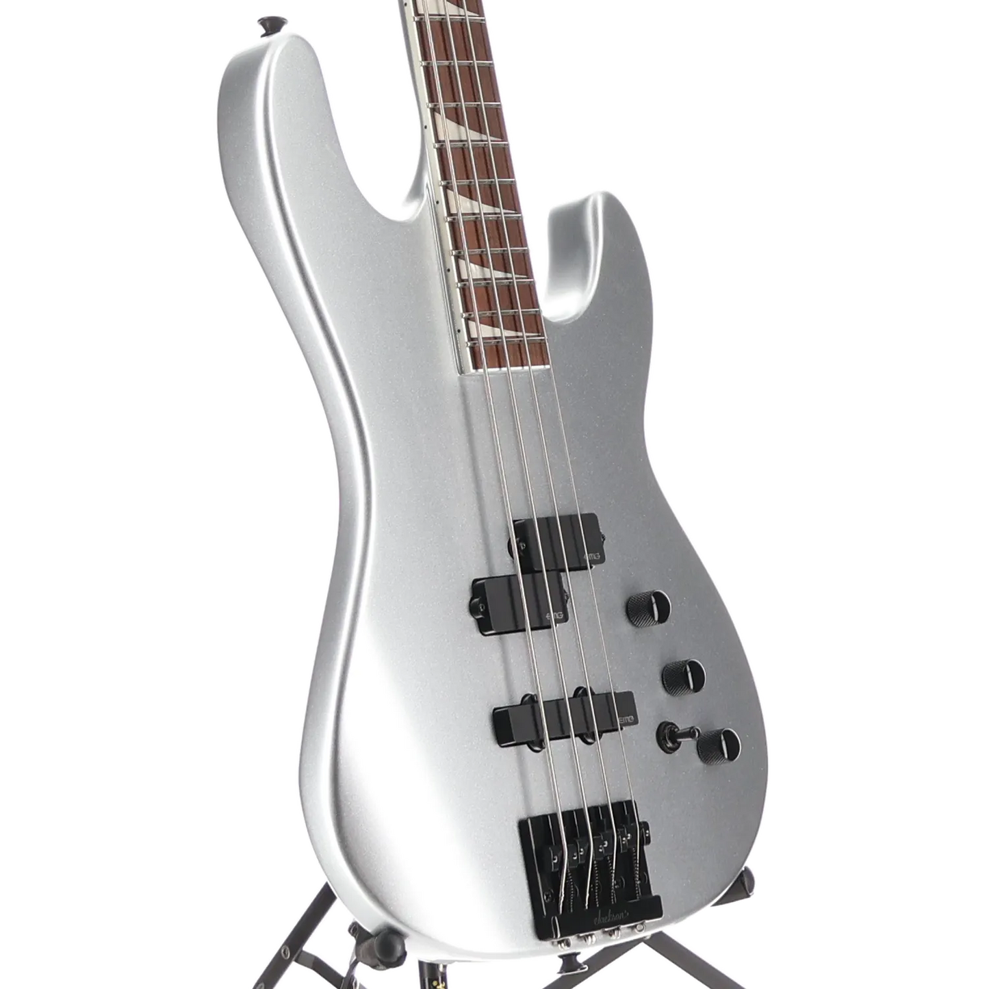 X Series Signature David Ellefson 30th Anniversary Concert Bass CBX IV, Laurel Fingerboard, Quicksilver (SR) (24395)