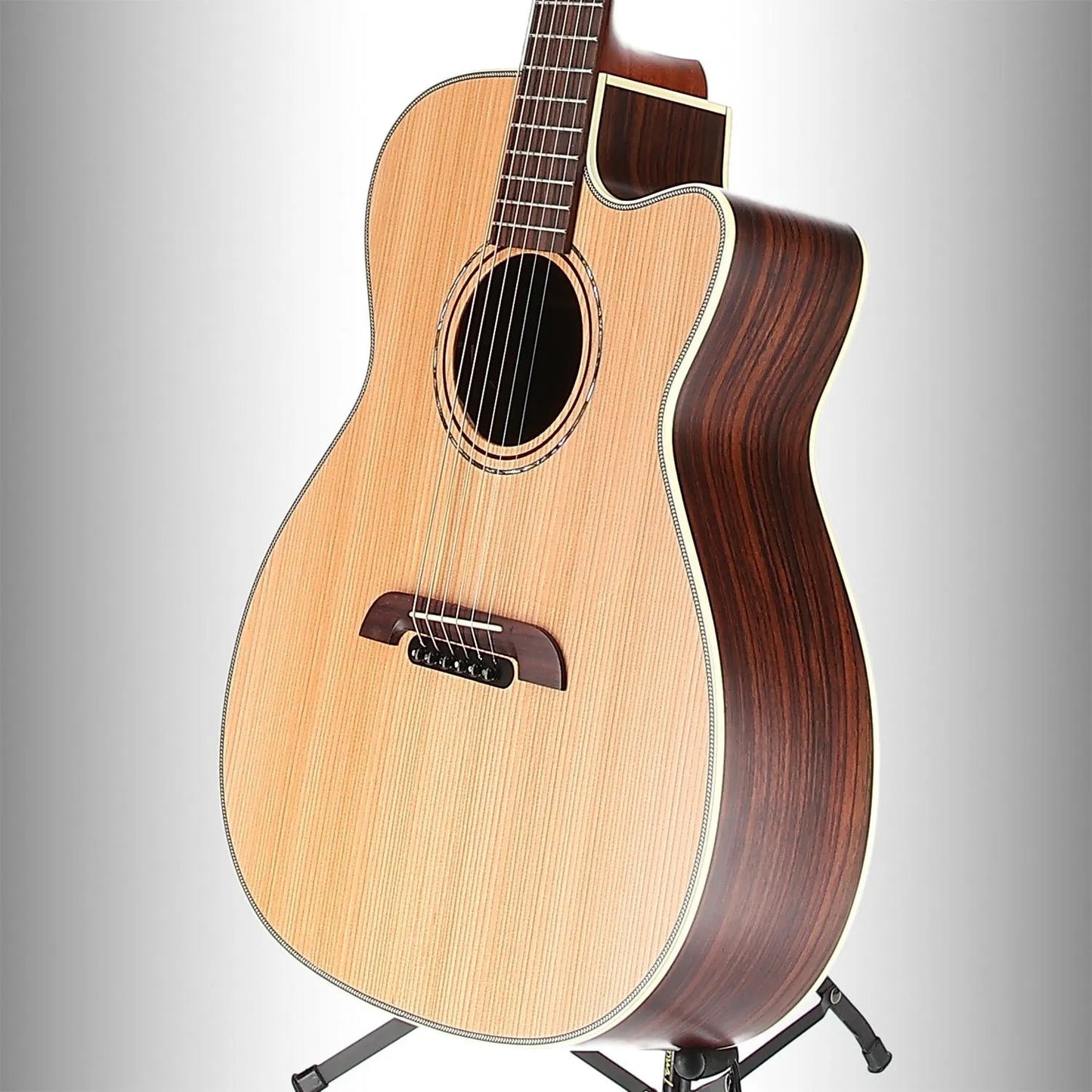 Yairi Stage Folk/OM A/E Cutaway - Natural Satin (A12) (29007)