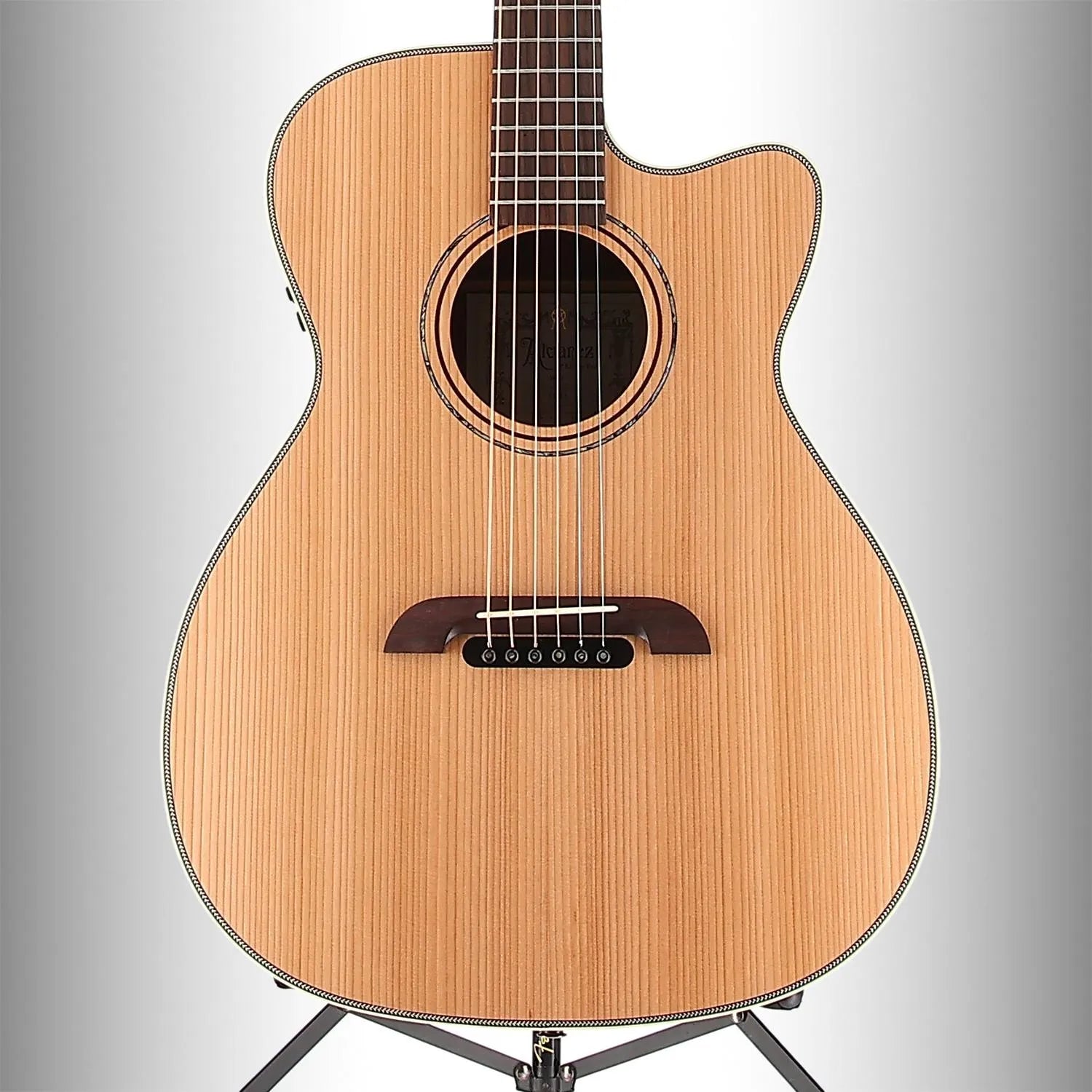 Yairi Stage Folk/OM A/E Cutaway - Natural Satin (A12) (29007)