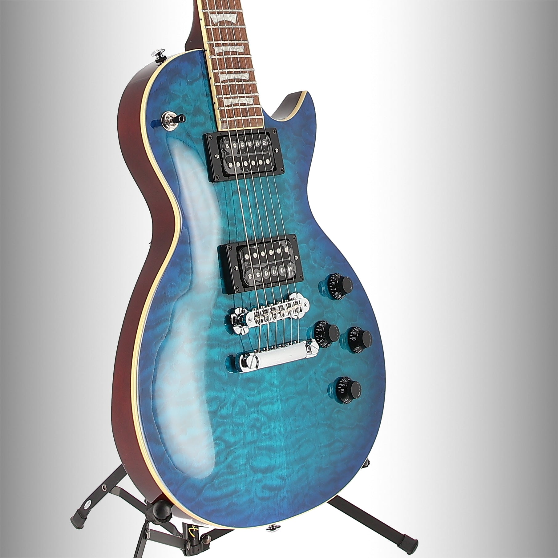 Zemaitis Z Series Z22QQ TBB/P - Trans Blue Burst (EE9) (80153)