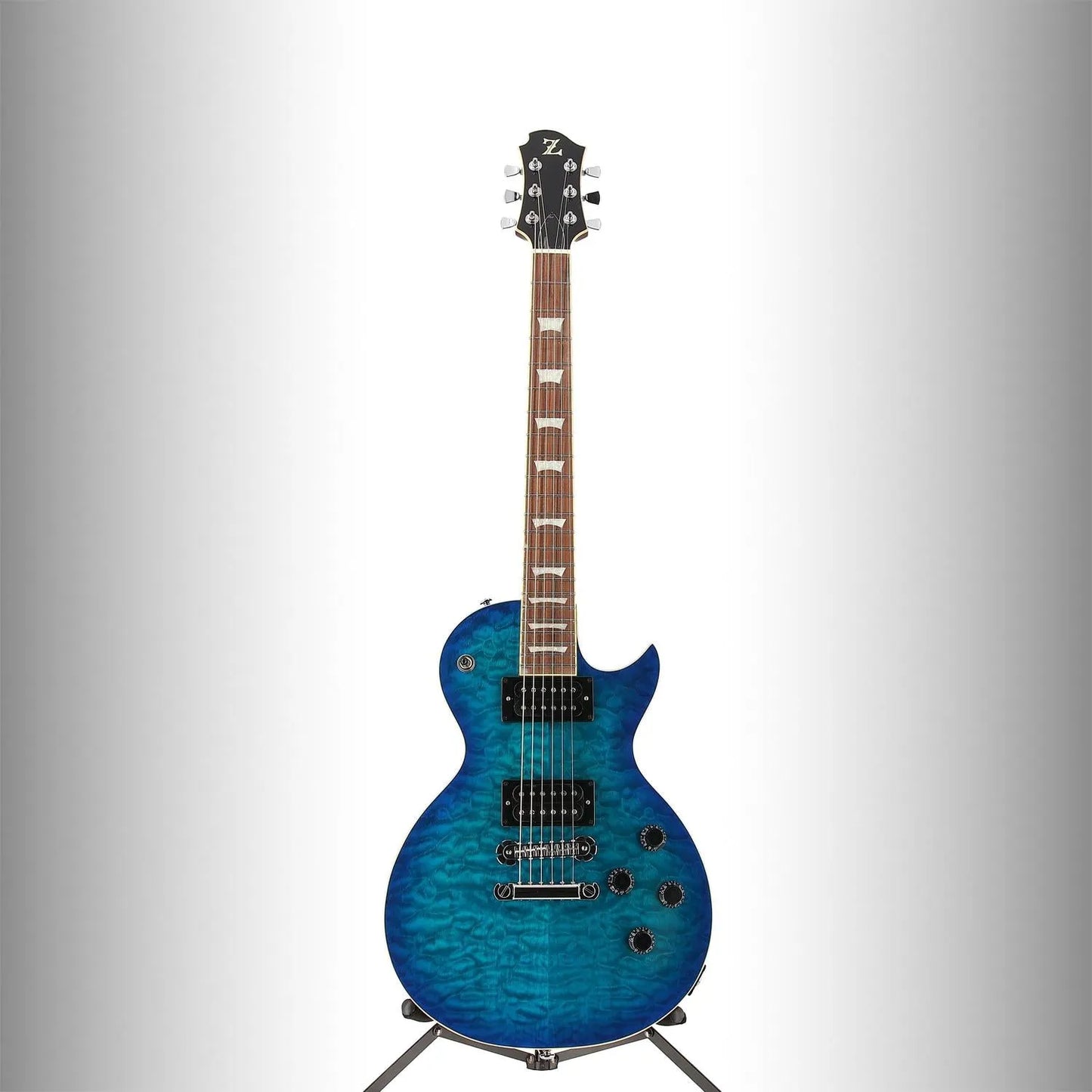 Zemaitis Z Series Z22QQ TBB/P - Trans Blue Burst (EE9) (80153)